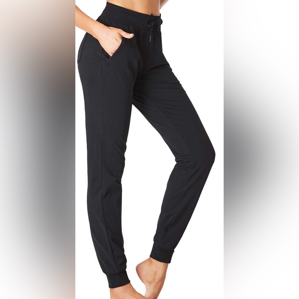 SEVEGO Lightweight Women's 32" Inseam Cotton Soft Jogger with Zipper Pockets